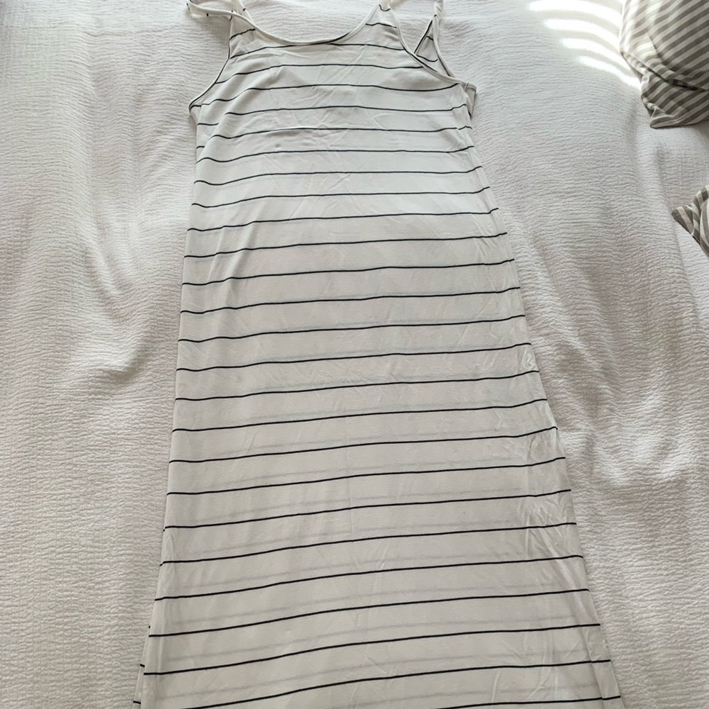 Known supply striped maxi dress
